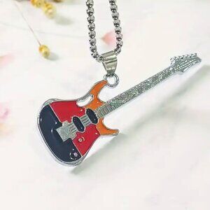 1461 tri-colored guitar pendant
